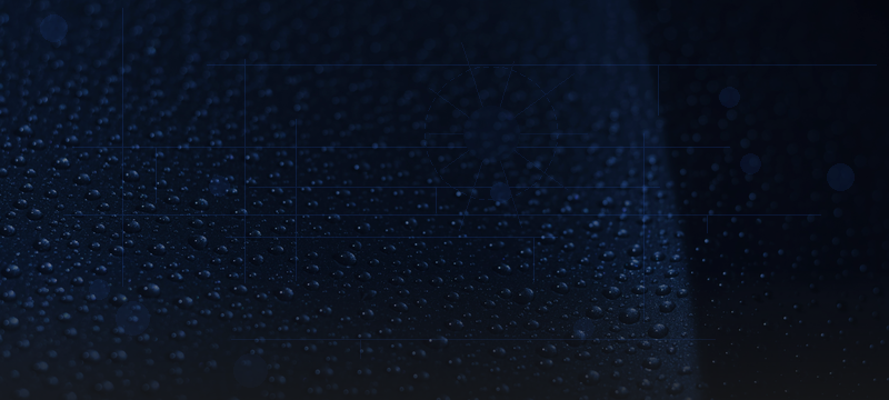 Water treatment — reactor chamber visualization with UV penetration and circuit overlay